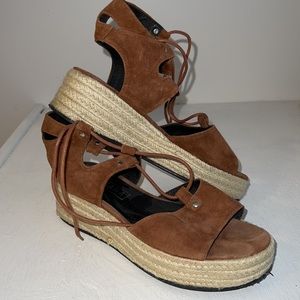 Sol Sana Laceup Platform Espadrilles